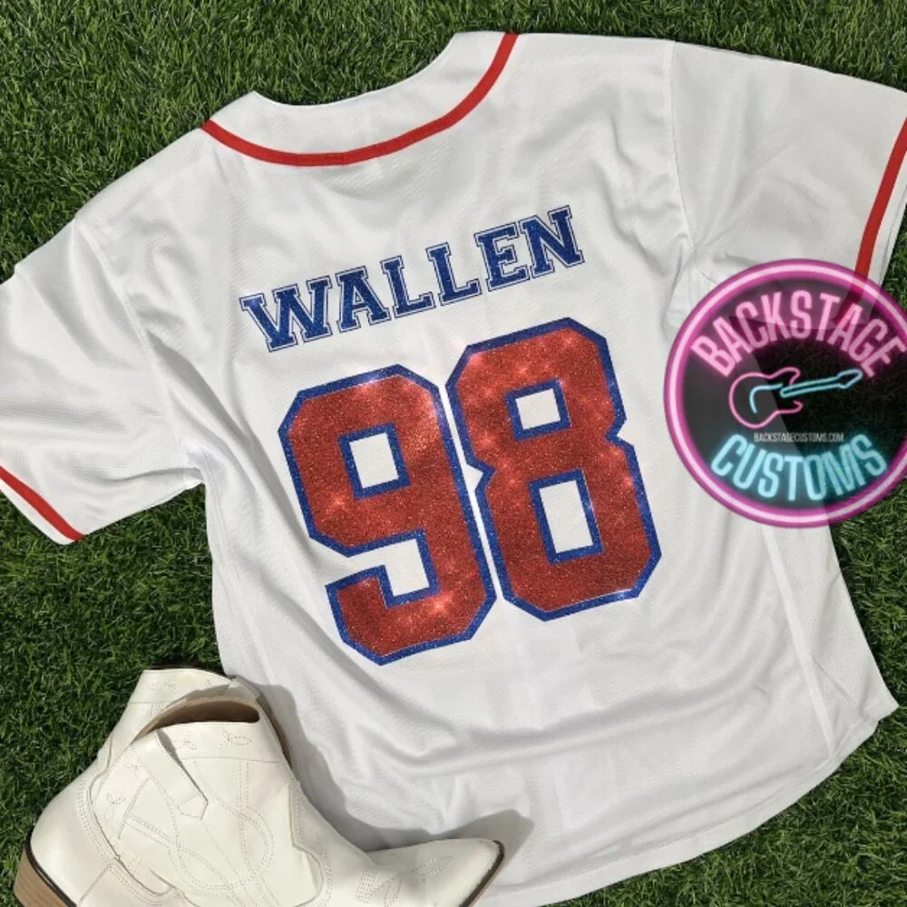98 Braves Wallen Jersey - Picture 1 of 4